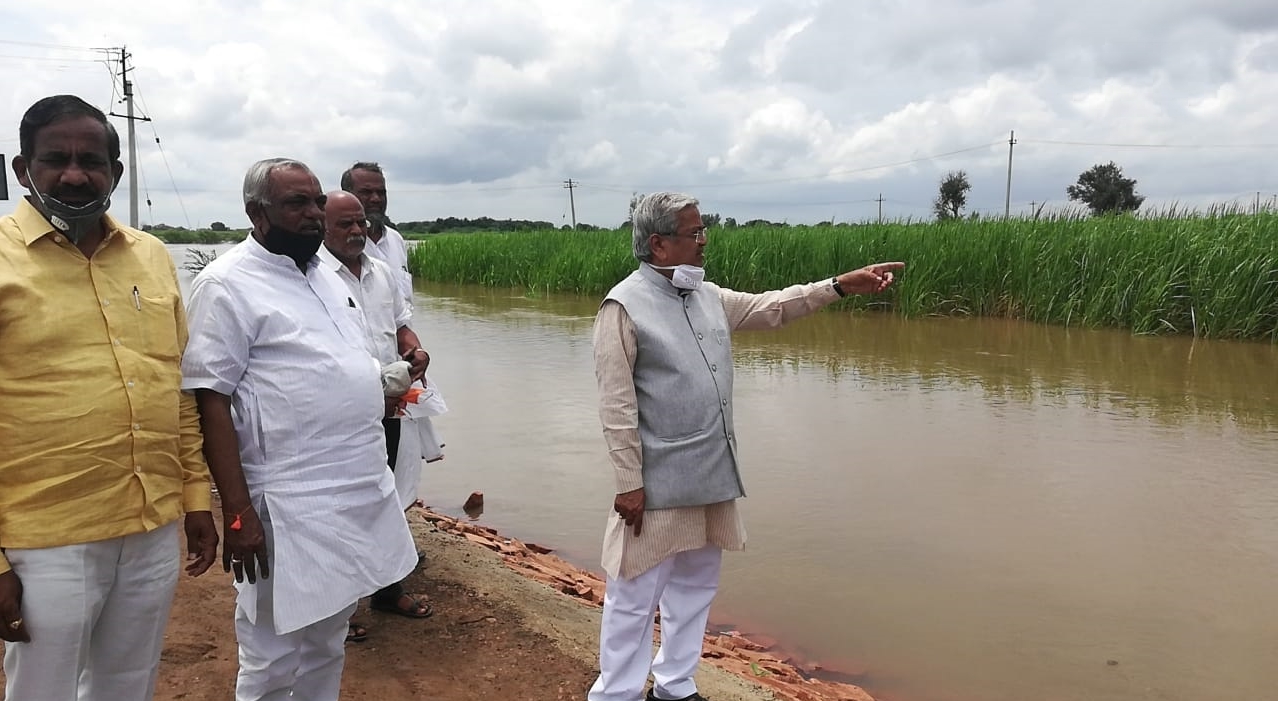 Karnataka Deputy CM Govind Karajola reviews flood situation in Bagalkot