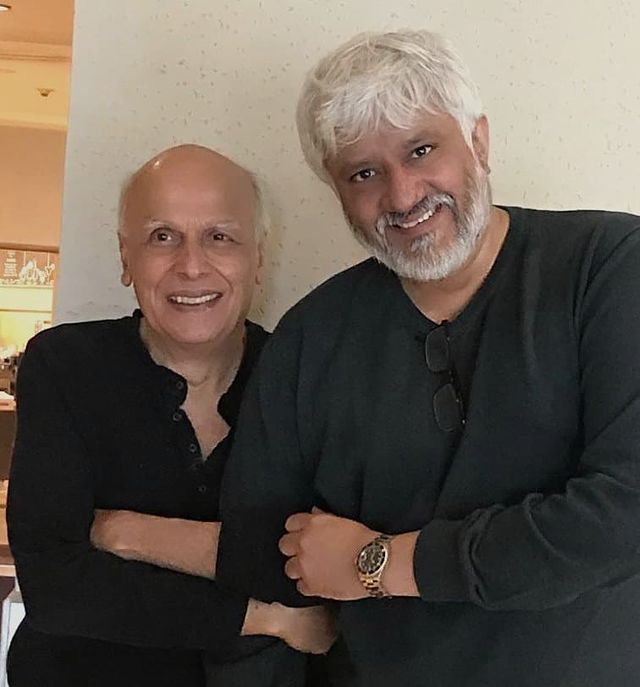 Mahesh Bhatt with Vikram Bhatt