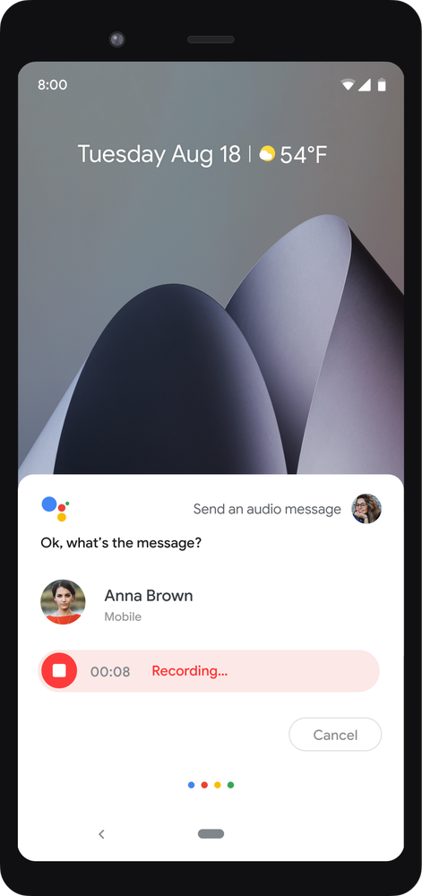 send audio messages