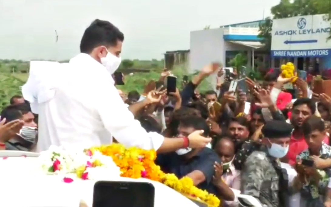 Pilot Political Tour,  Sachin pilot on tonk tour