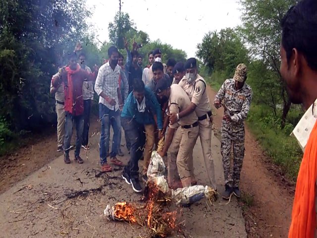 Farmers protest in kawardha