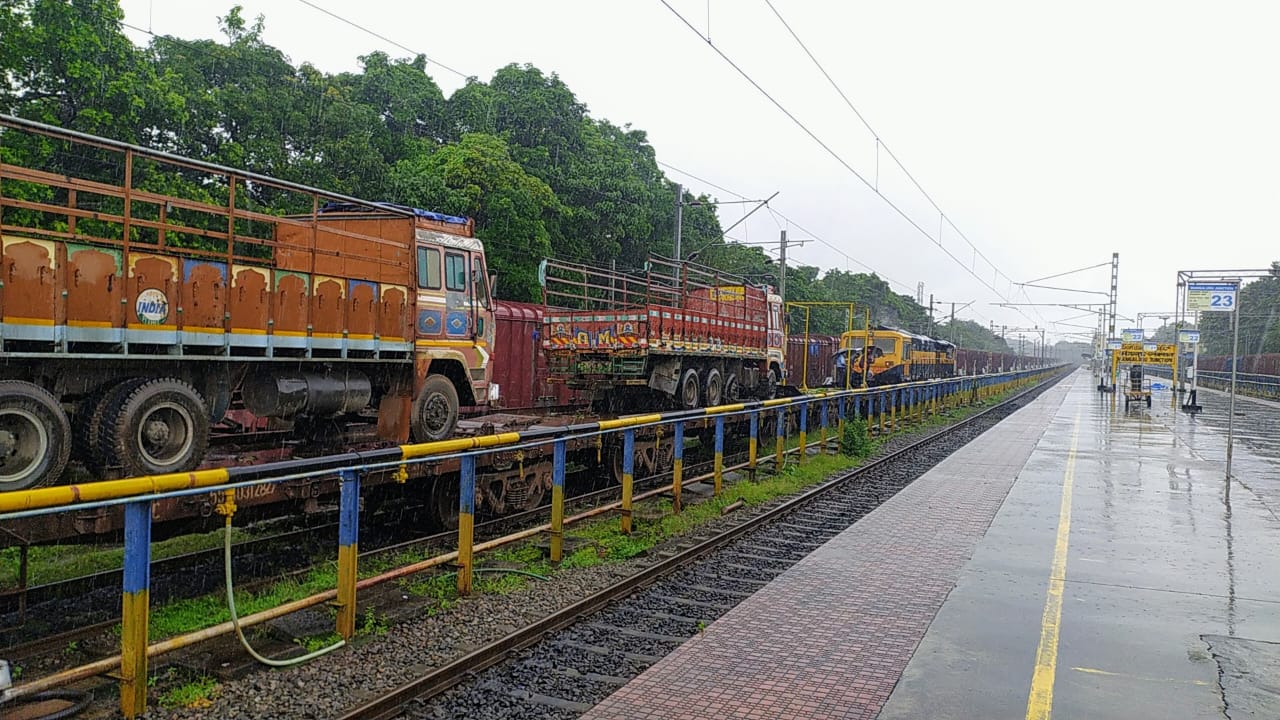 A trial run of RoRo service was taken out between Mangaluru and Kozhikode on Wednesday.