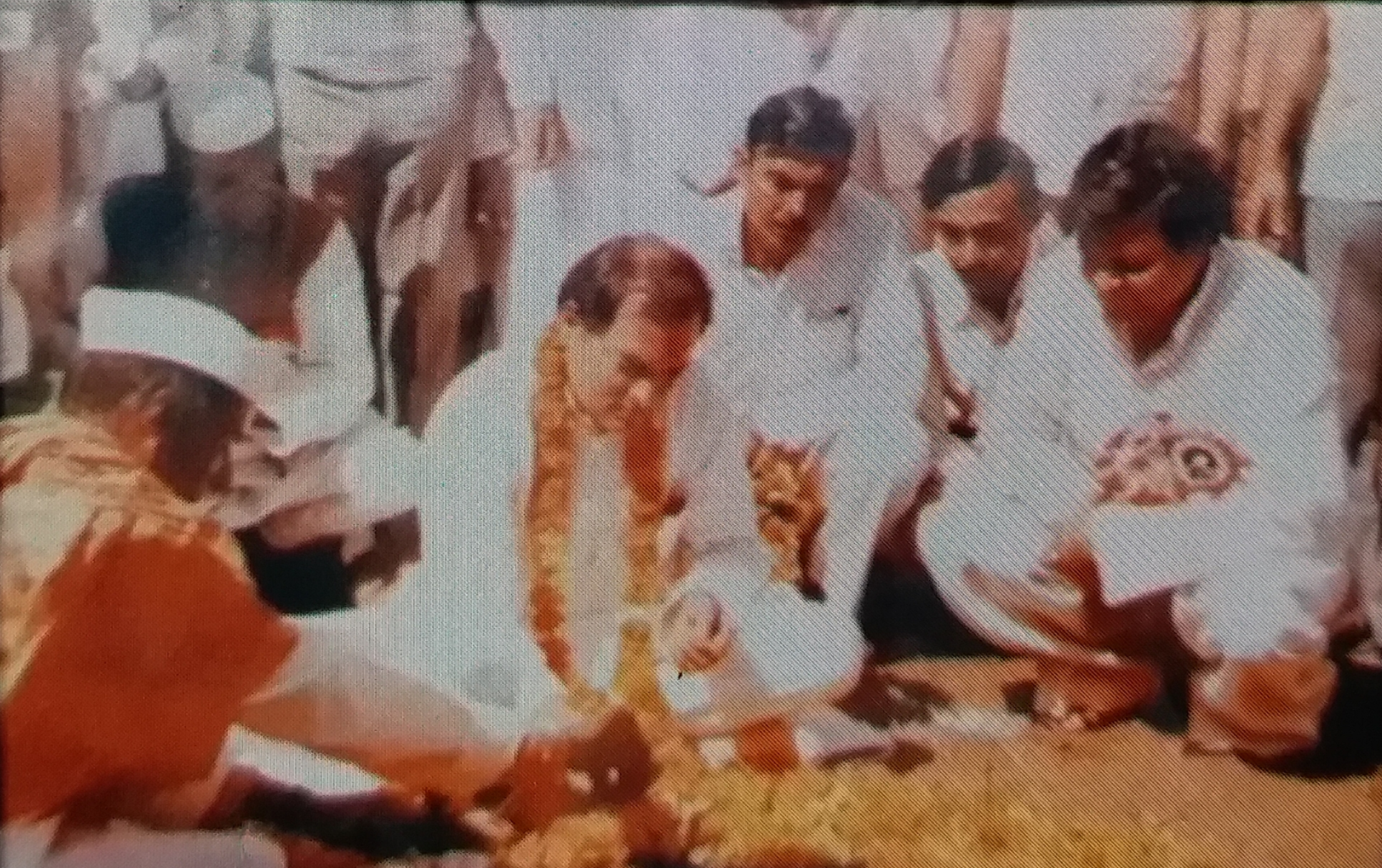 former pm rajeev gandhi reach vidisha