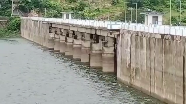 Water level of Barna dam