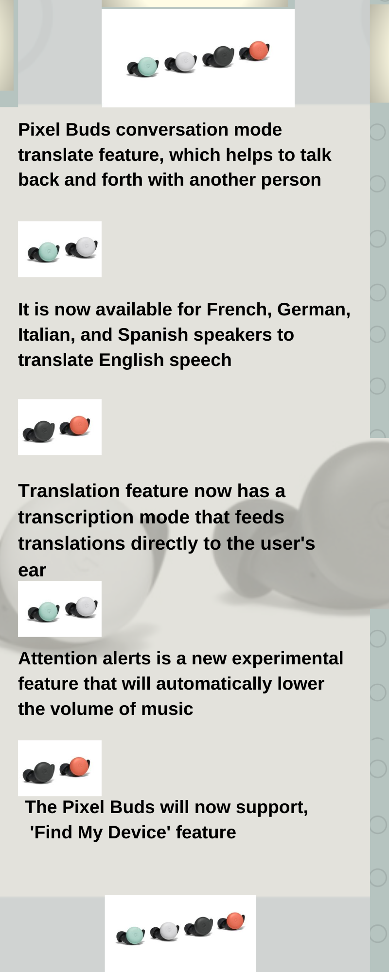 google pixel bus translate,pixel buds function