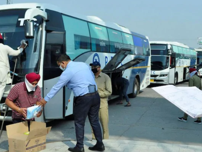 Operation of AC buses of Gujarat Transport