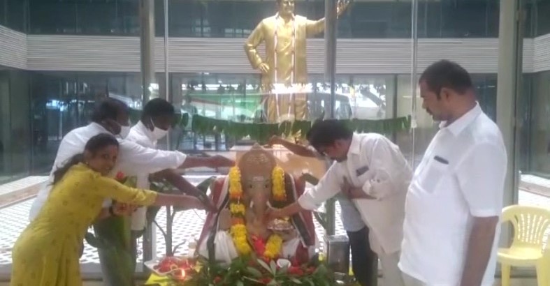 ganesh chaturthi pooja in guntur and visakha districts