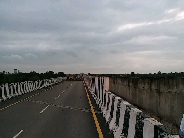 construction of over bridge