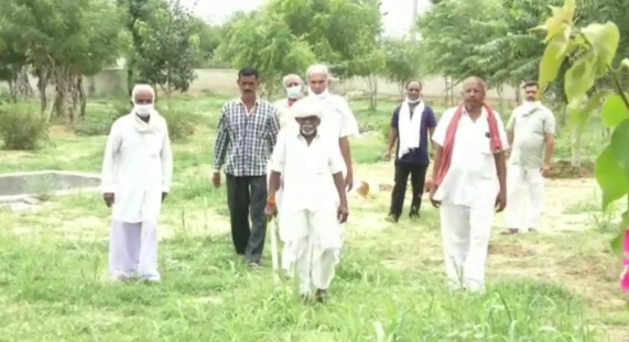 श्मशान घाट में पौधरोपण, Plantation at the crematorium