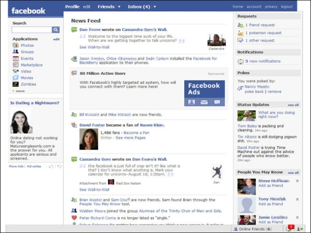 facebook old layout no more