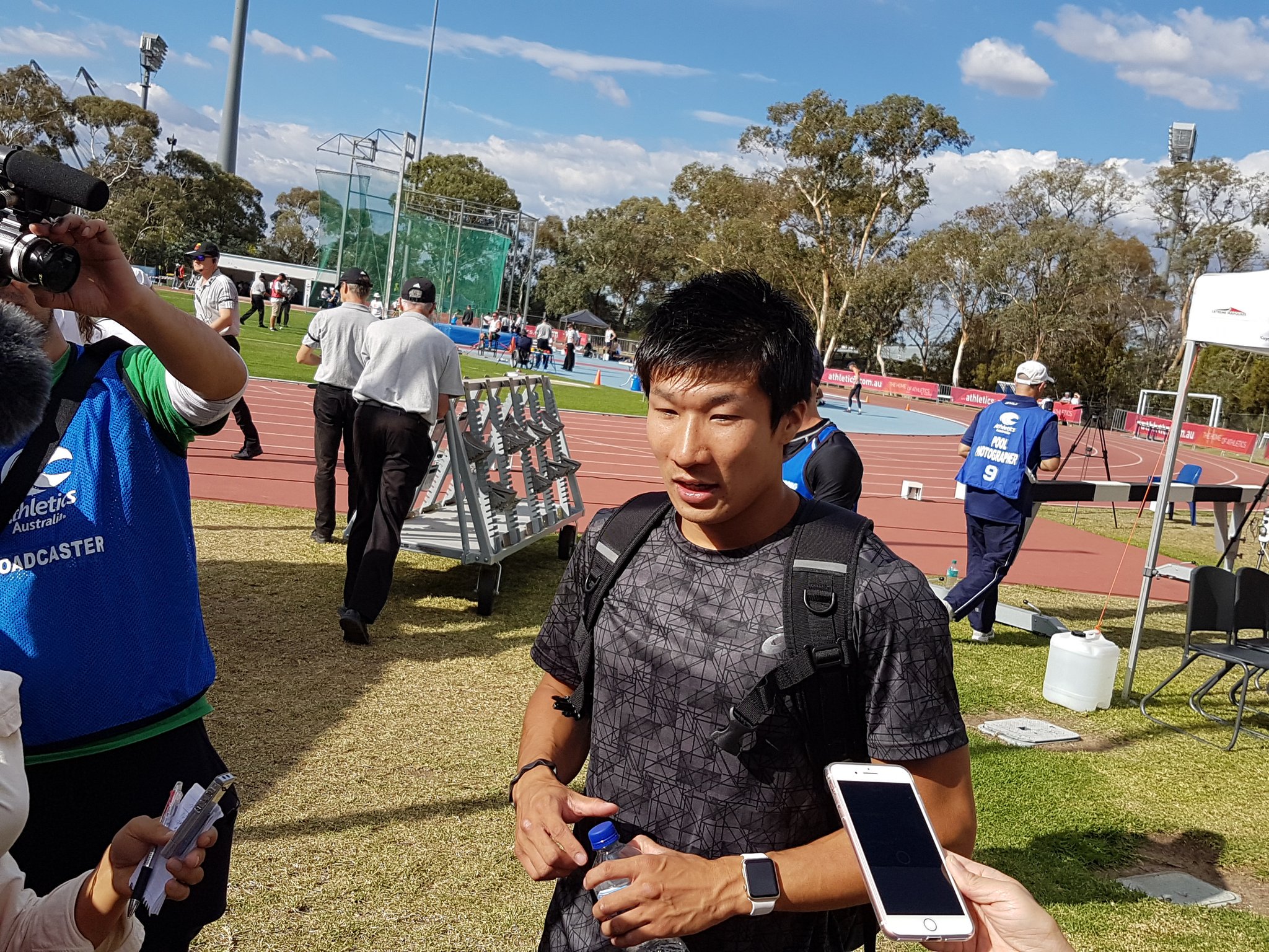 Yoshihide Kiryu after winning the final.