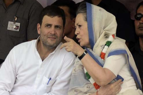 Sonia Gandhi during a political rally in New Delhi (File)