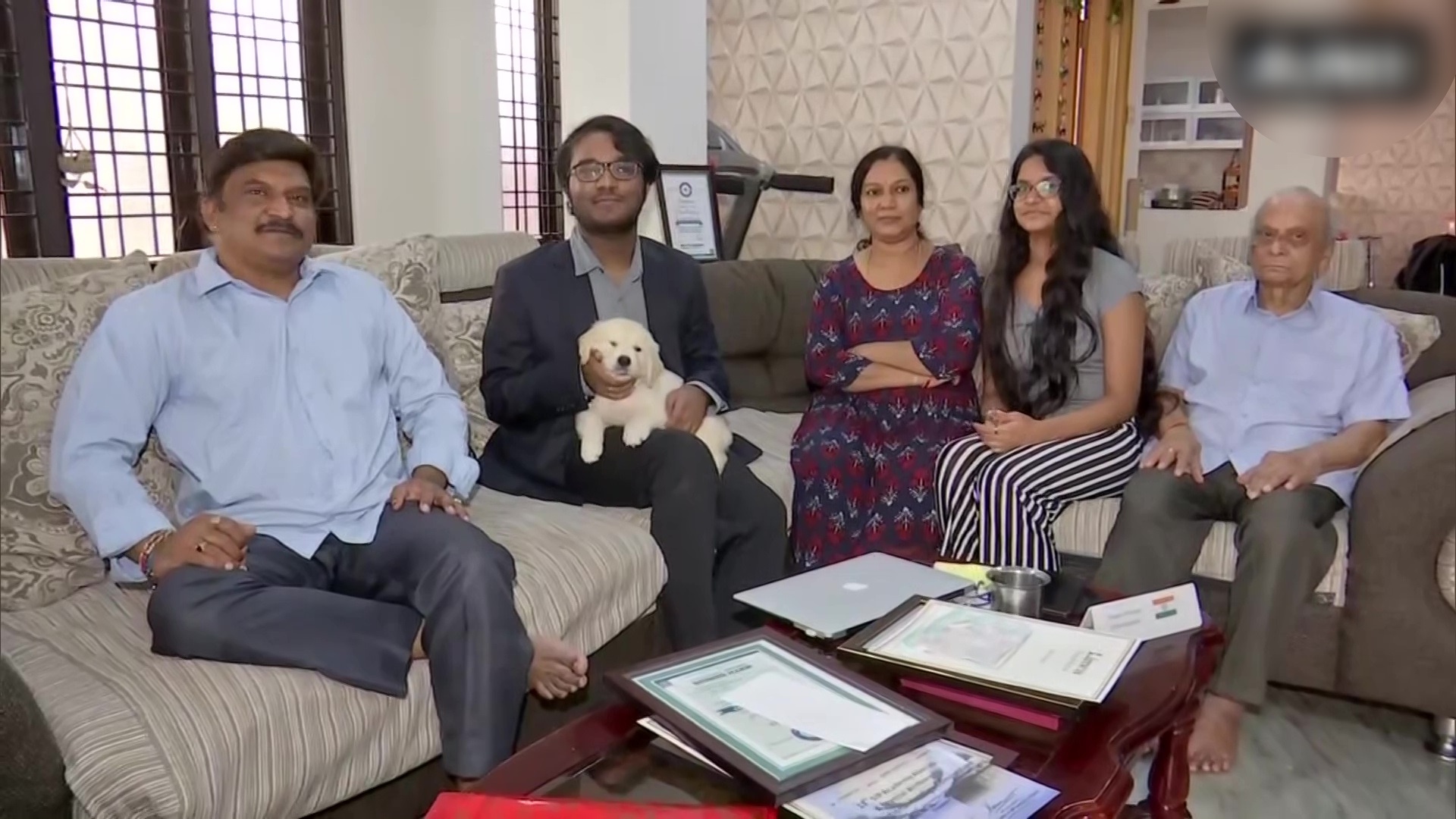 Neelakanta Bhanu Prakash with his family members