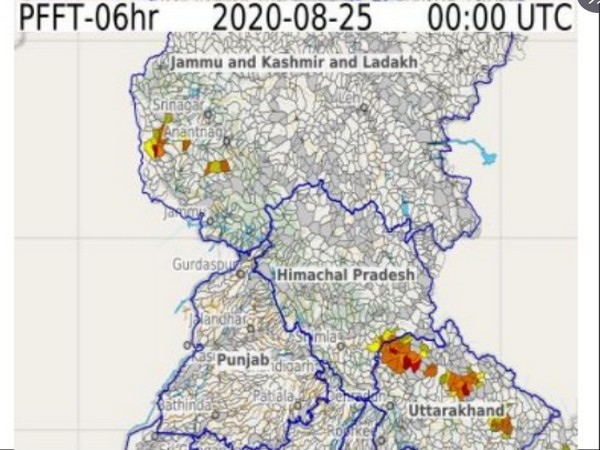 Flash Flood Guidance issued by IMD in J-K and Uttarakhand