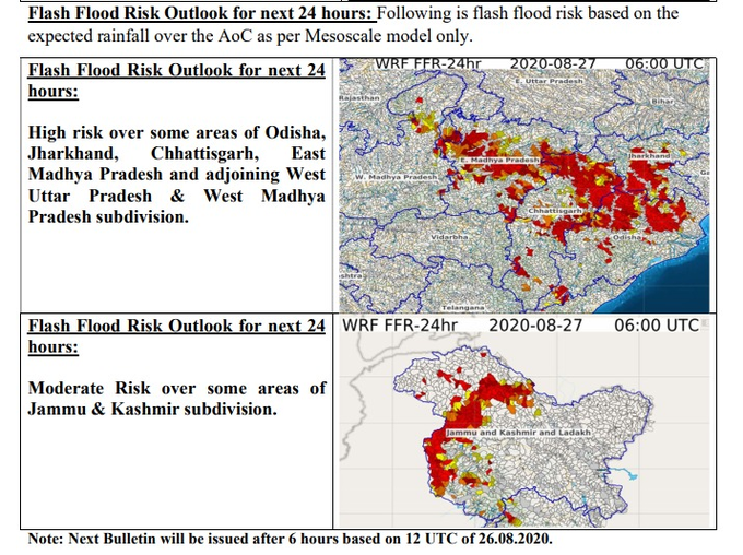 Central Water Commission Official Flood Forecast citing IMD