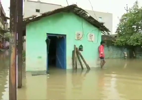 Extraction of flood in Chhattisgarh