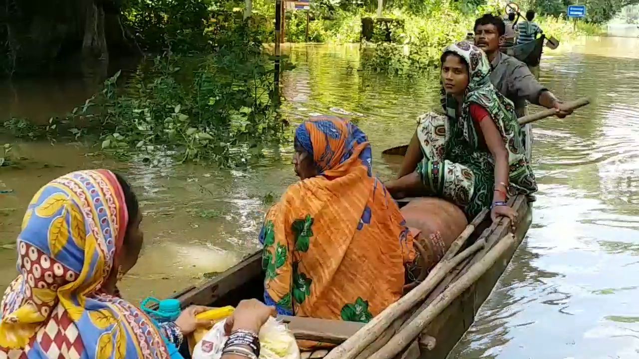 ଅନୁଗୋଳ ଟିକରପଡାରେ ବନ୍ୟା ଯୋଗୁଁ 5 ଗାଁ ଜଳବନ୍ଦୀ