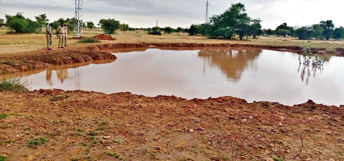 तालाब में डूबने से मौत  केरालिया गांव  दो बच्चों की मौत  जैसलमेर में हादसा  pokran news  jaisalmer news  accident in jaisalmer  death of two children  keralia village  death due to drowning in pond