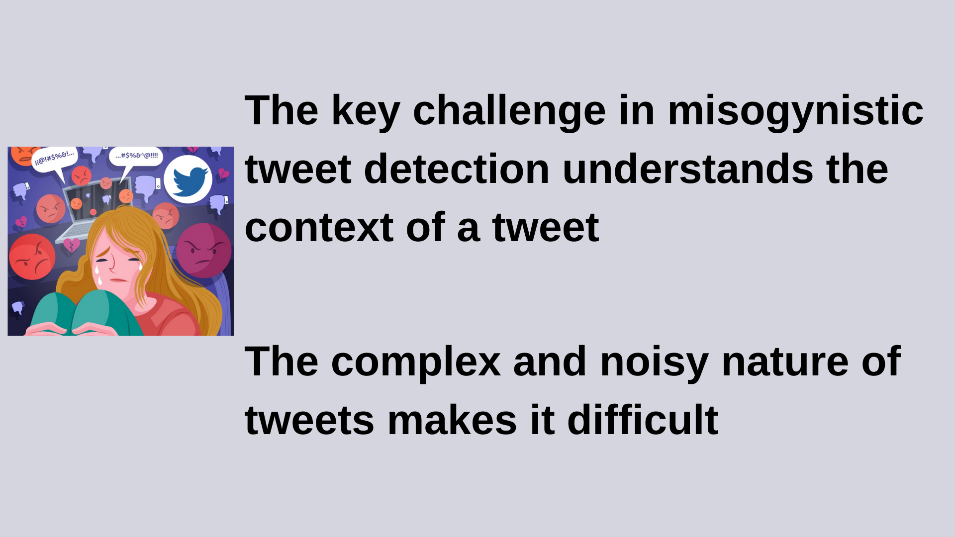 Twitter, misogynistic tweet detection