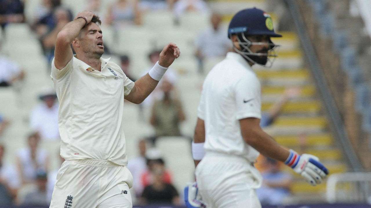 Virat Kohli, James Anderson, England Tour of India