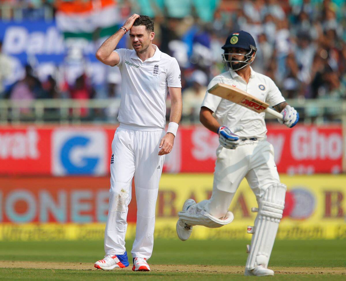 Virat Kohli, James Anderson, England Tour of India