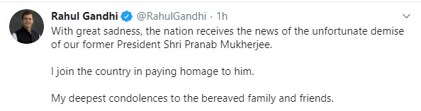 Former President Pranab Mukherjee passes away; PM Modi, President Kovind express condolences