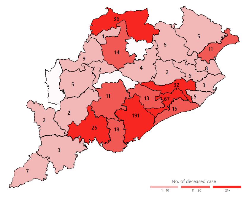 କୋରୋନା ପଞ୍ଝାରେ ଓଡିଶା: ରେଡ ଜୋନରେ 28 ଜିଲ୍ଲା