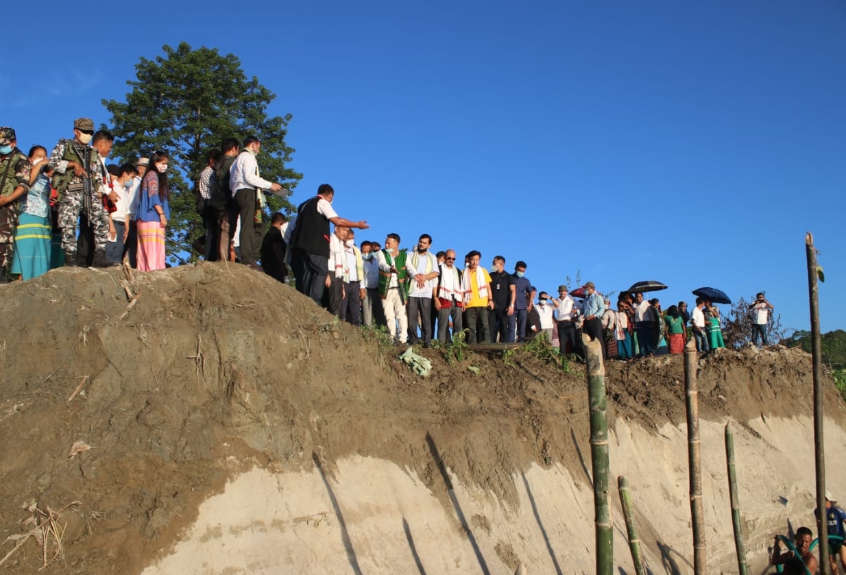 Arunachal Pradesh Flood Affected Area Visit Central Inter Ministrial Team