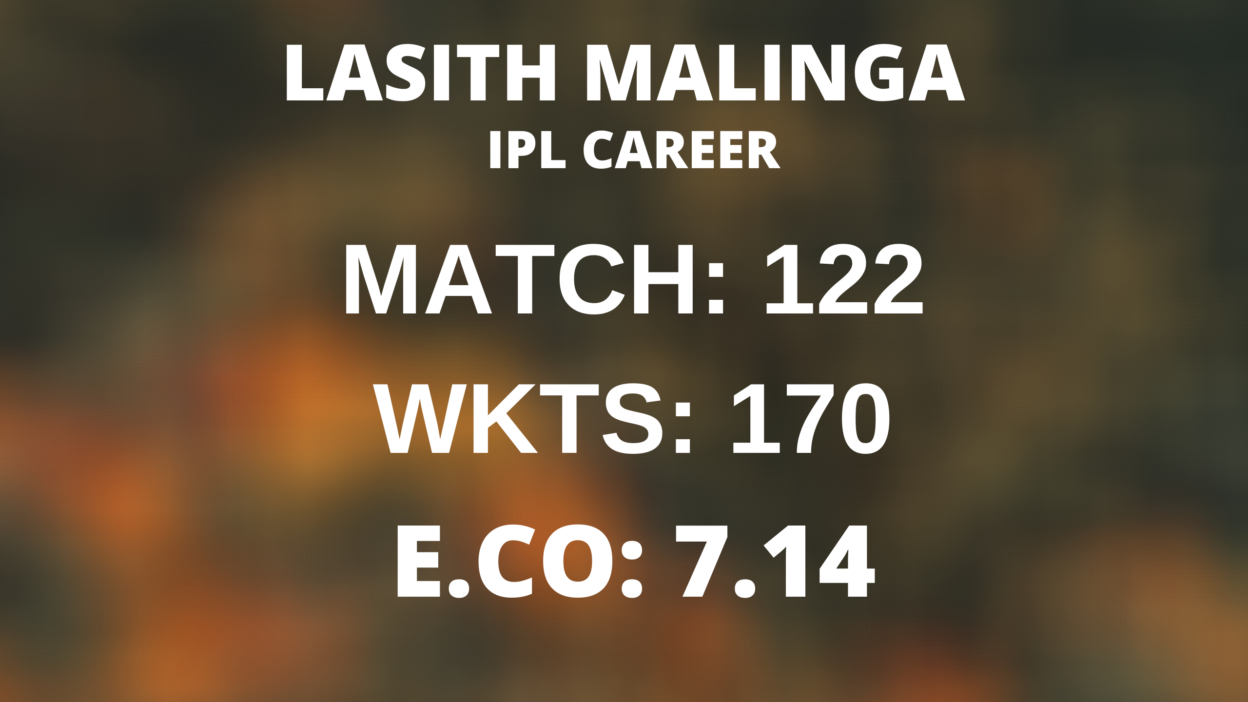 lasith malinga