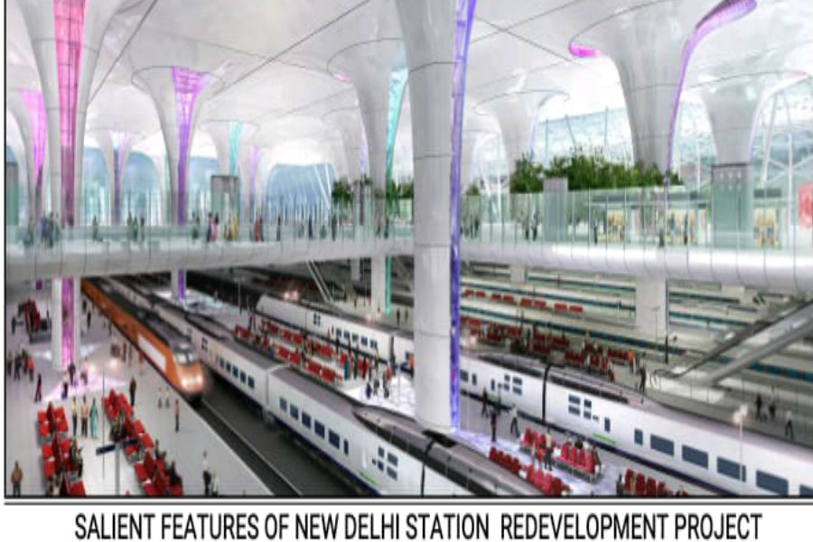 Mall and cinema experience in 40-storey building of New Delhi railway station