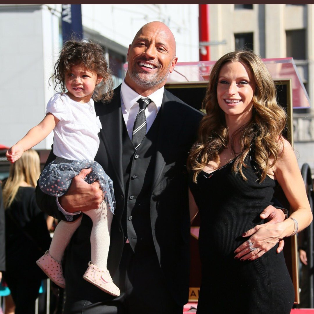 Dwayne 'The Rock' Johnson and his family