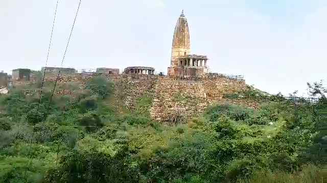 Tourist place of Sikar,  Broken road on harsh mountain, hill station in sikar