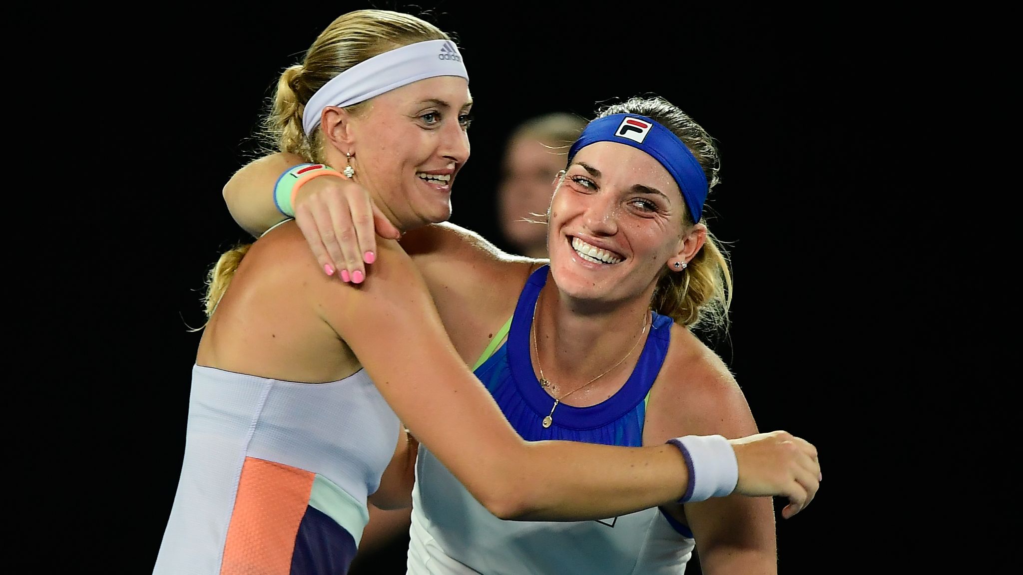 Kristina Mladenovic and Timea Babos