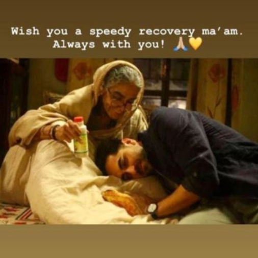 Ayushmann wishes Surekha Sikri's 'speedy recovery'