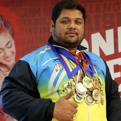 powerlifter Gaurav Sharma