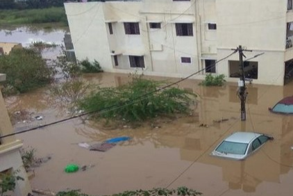 Heavy showers leave parts of Bengaluru flooded