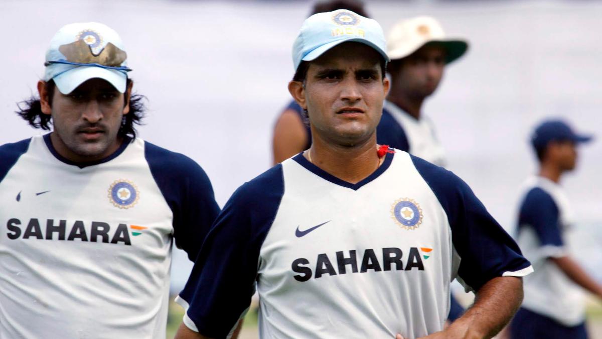 sourav ganguly and ms dhoni