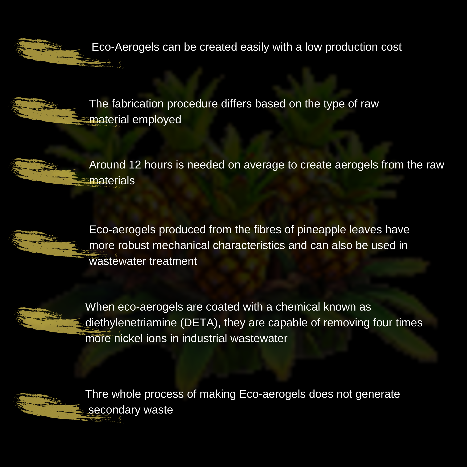 Eco-aerogels extracted from pineapple leaves,nus news report