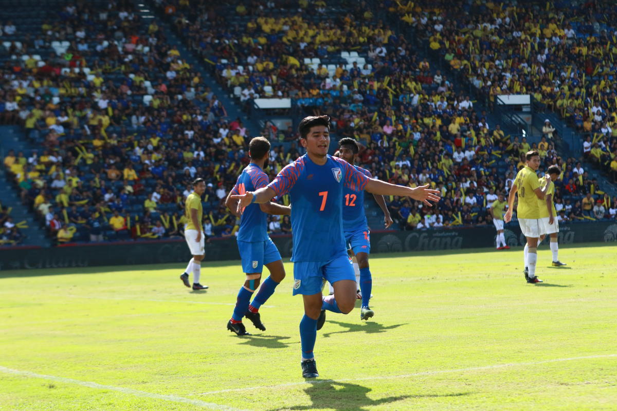 Anirudh Thapa, India vs Qatar