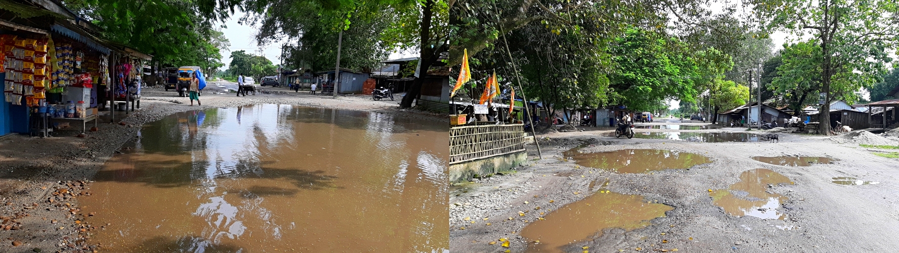 ভাৰত-ভূটান সংযোগী ১২৭ (চি) ৰাষ্ট্ৰীয় ঘাইপথৰ শোচনীয় অৱস্থা