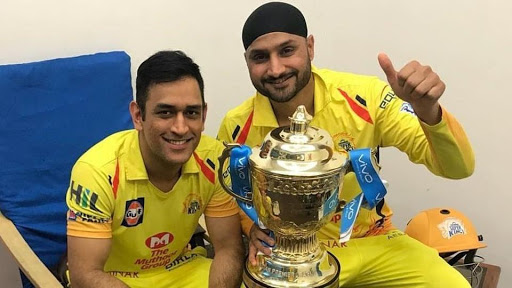 harbhajan singh and ms dhoni