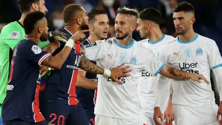 Ligue , Marseille vs Paris Saint-Germain