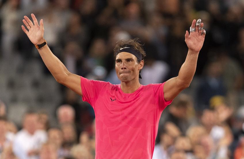 I am happy to be back says Rafael Nadal in rome while competeing for Italian open