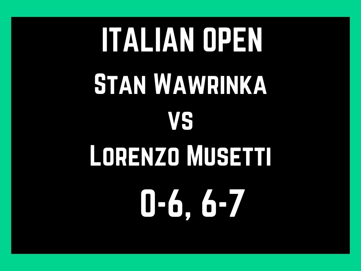 Italian teenager Lorenzo Musetti stuns Stan Wawrinka in Rome