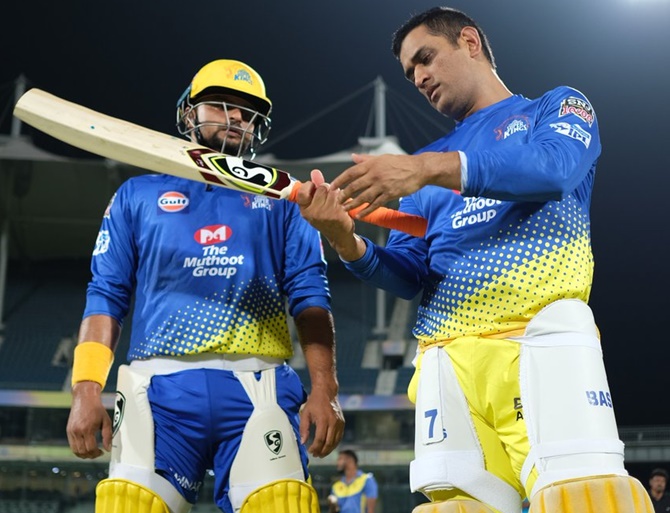 suresh raina and ms dhoni