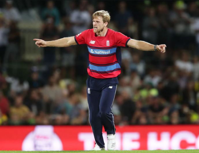 David Willey, England Cricket Team, COVID- 19 Positive