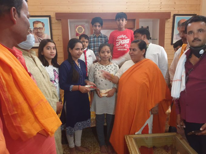 Uma Bharti returned to Madhya Pradesh politics