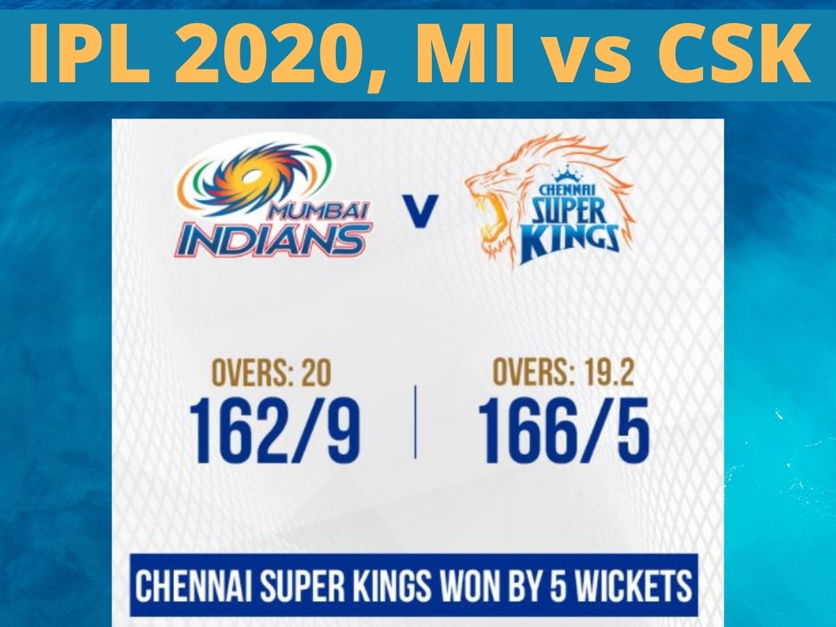 MS Dhoni, Chennai Super Kings, IPL 2020, MI vs CSK