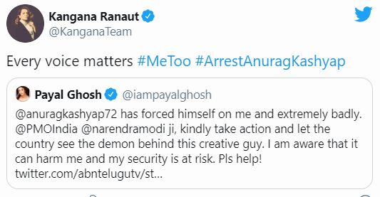 Taapsee supports Anurag over MeToo row