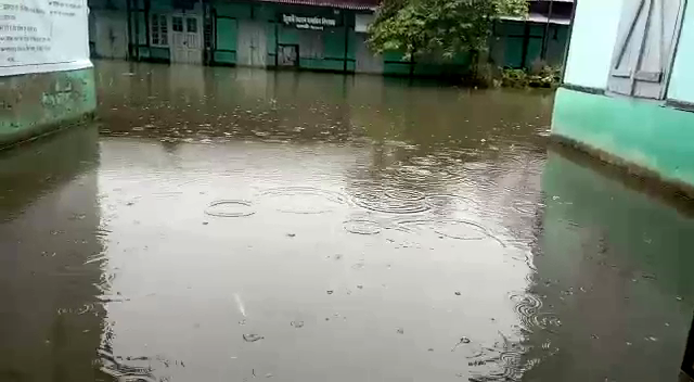 Ulubari Higher Secondery is under flood